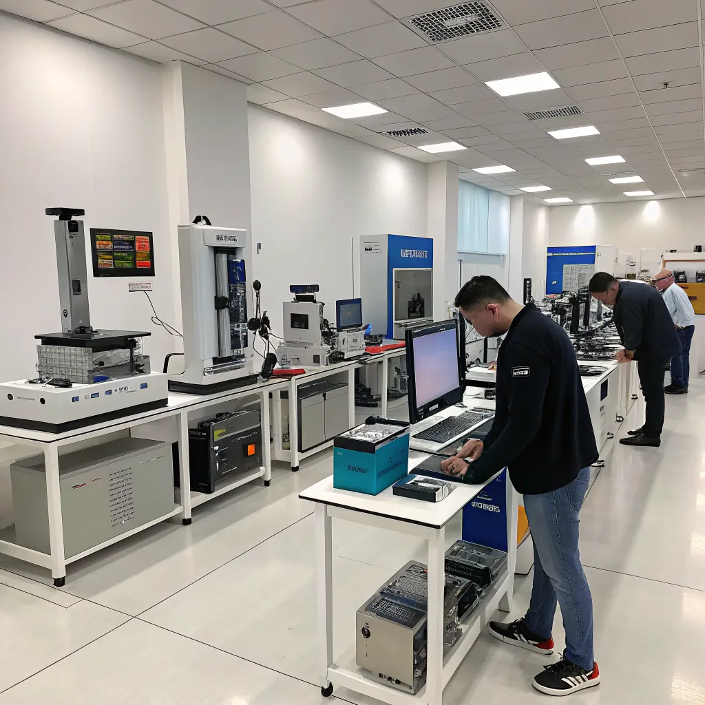 Showroom interactiv testare echipamente